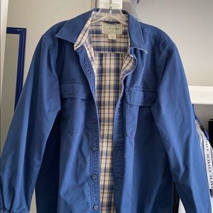 LLBEAN flannel lined ShirtJacket